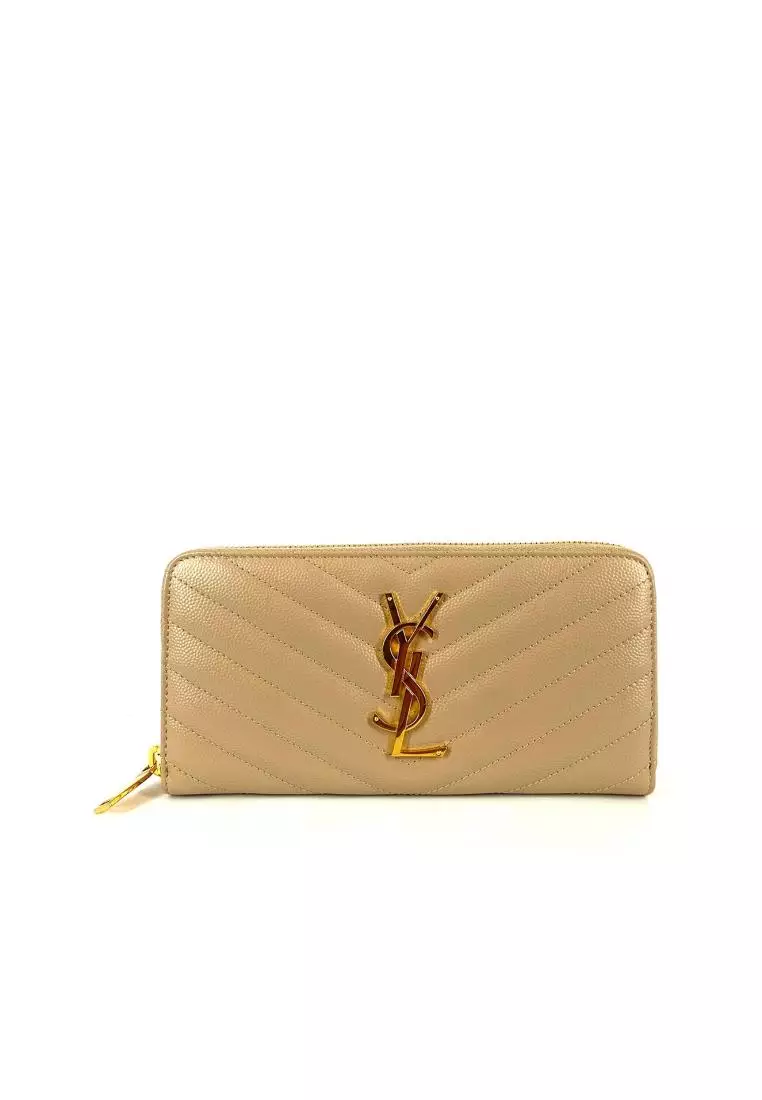 Saint laurent 2025 zip around wallet