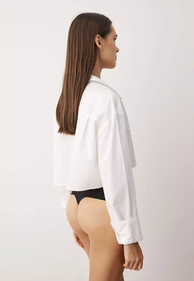 Black-White-Skin 3-Pack Seamless/Non-Trace Laser Cut Micro Knitted Thong Panties