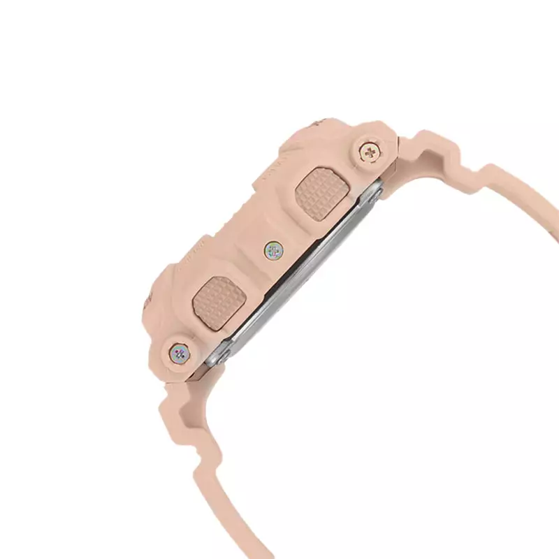 Jam Tangan Wanita Casio G-Shock GMA-S140M-4ADR GMA Series Women Digital Analog Dial Nude Resin Band