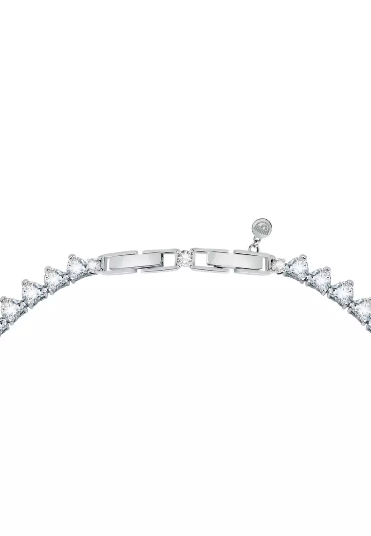 Chiara Ferragni Diamond Heart 38.5+1cm Pink, White Women's Heart Necklace J19AUV02