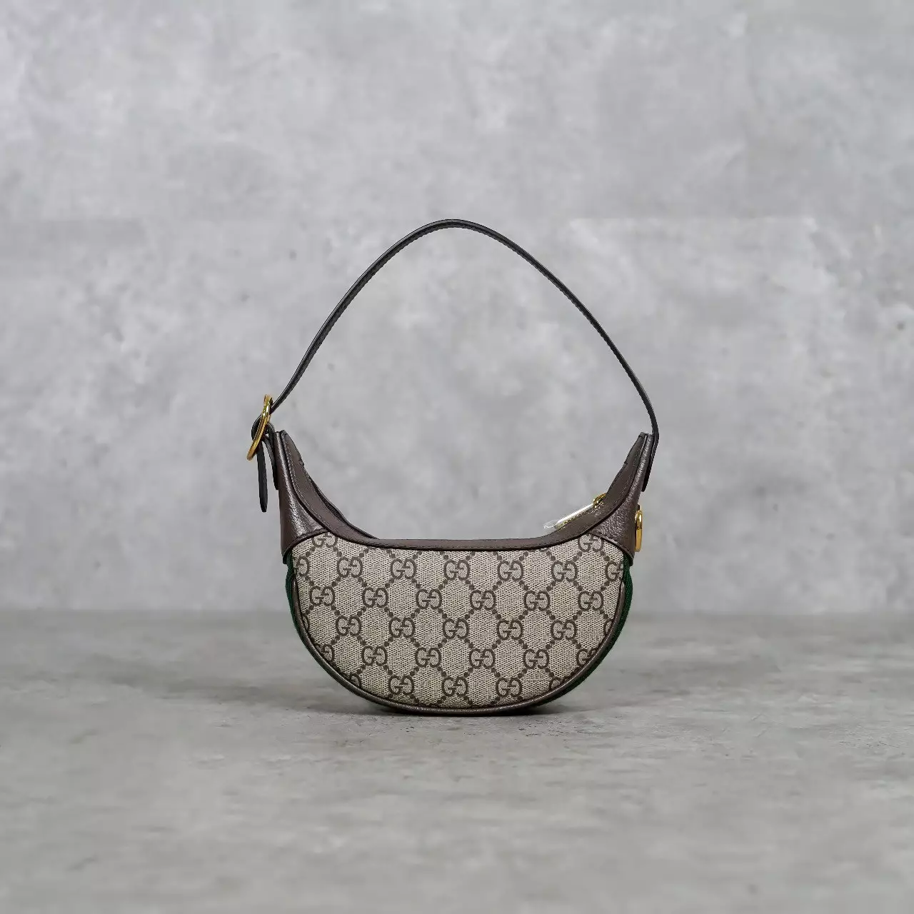 Tas GUCCI OPHIDIA GG MONOGRAM BEIGE BROWN STRIPE RED GREEN HOBO BAG 100% ORIGINAL