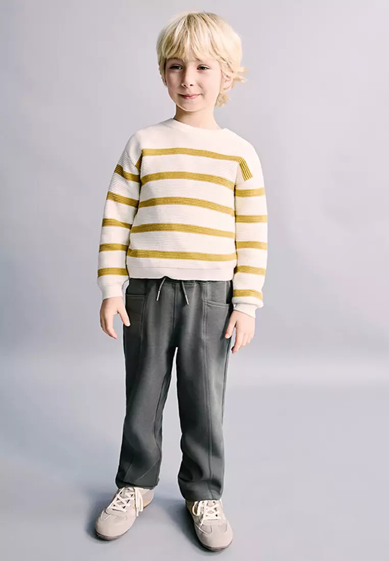 Jogger Trousers With Stitch Detail