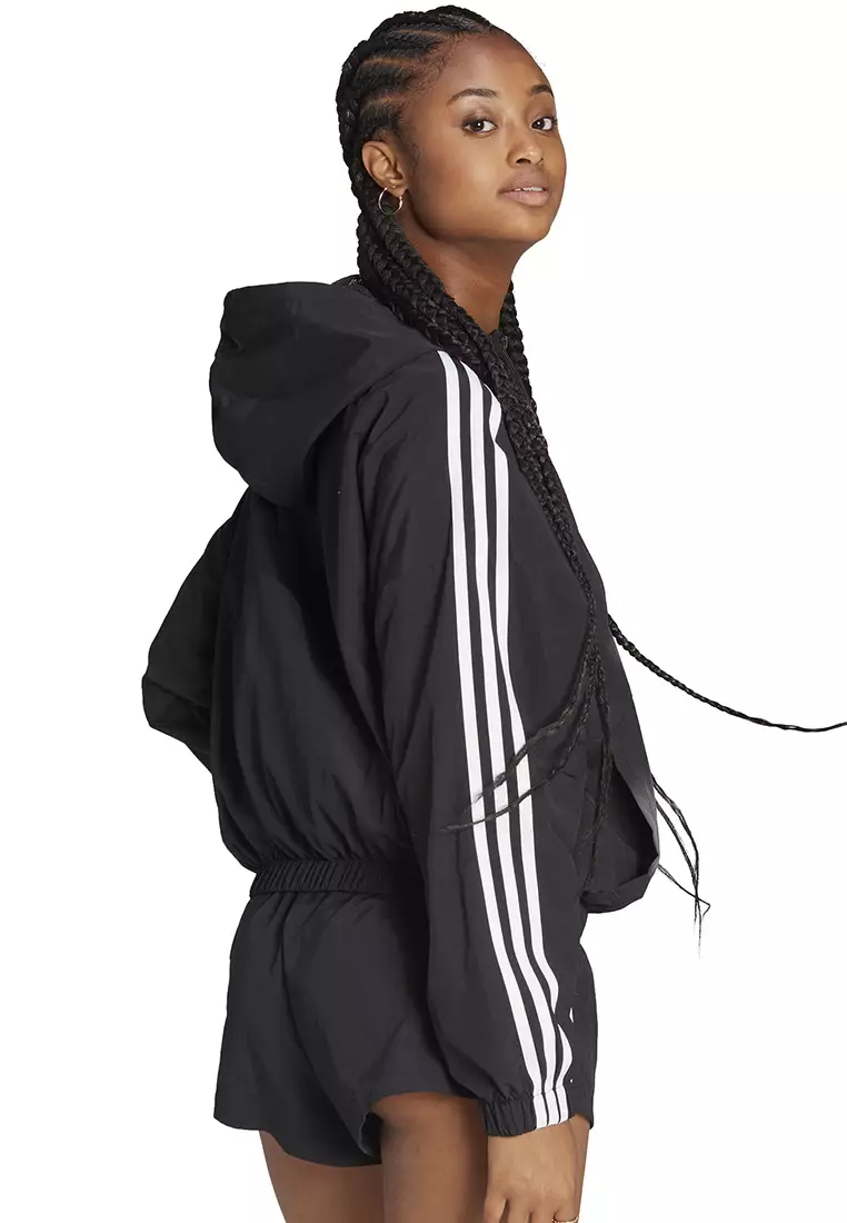 Jual ADIDAS essentials 3-stripes woven windbreaker jacket Original 2023 |  ZALORA Indonesia ®