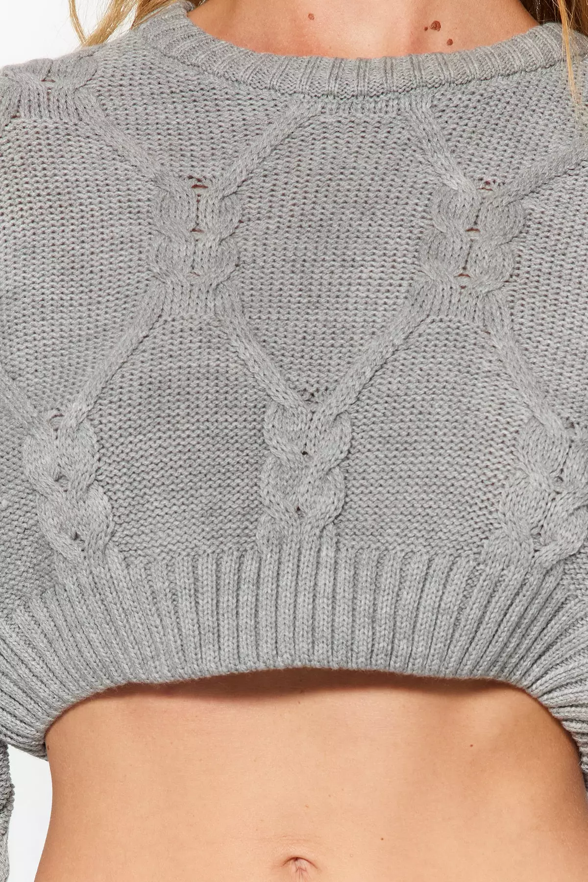 Buy Trendyol Super Crop Knitwear Sweater 2025 Online ZALORA