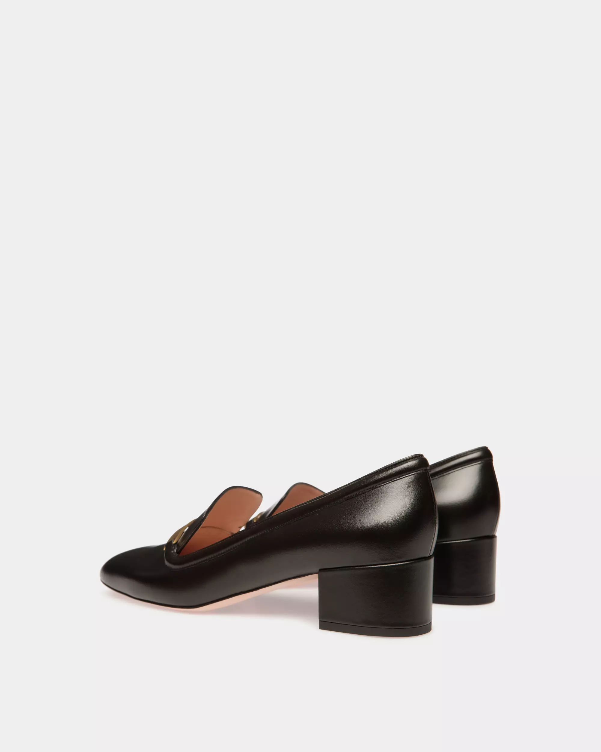 Deco Pump in Leather - Black