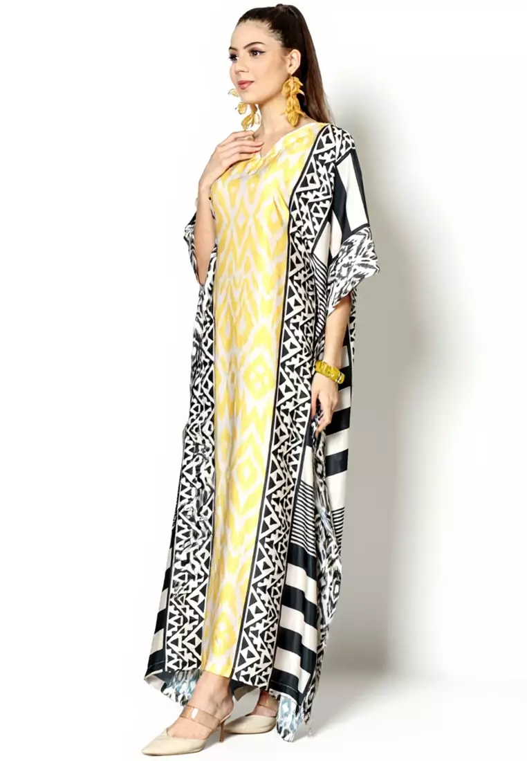 Kanzi Exclusive Short Sleeve Classic Kaftan