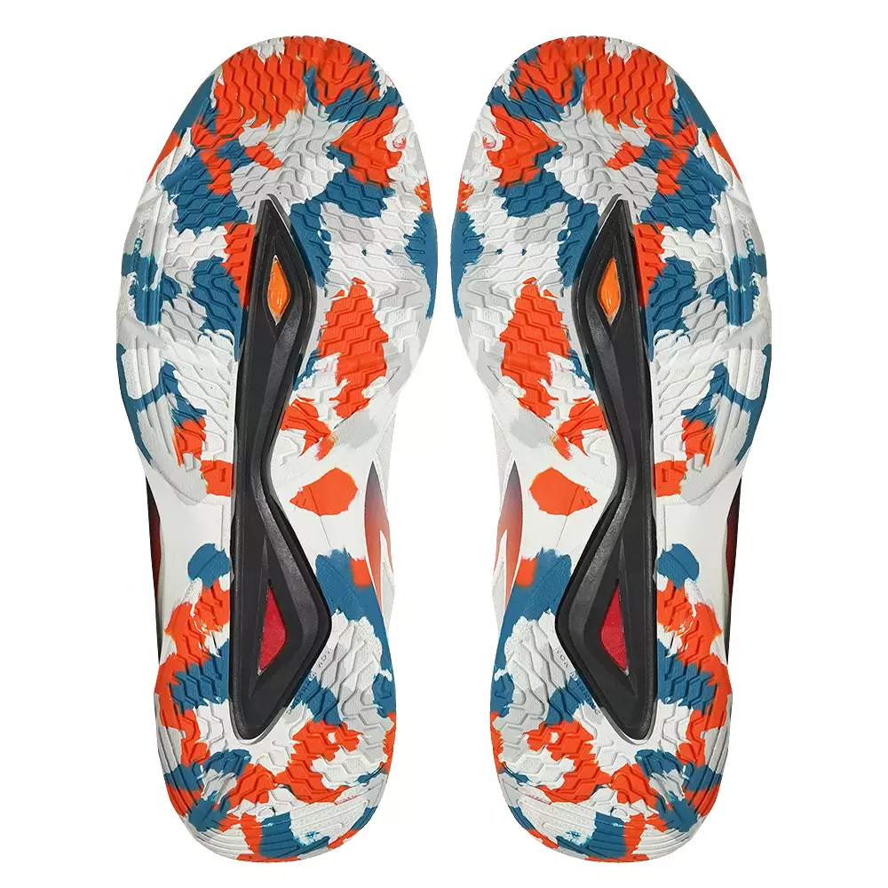 Eagle Sepatu Badminton Mirage - PUTIH/TOSKA TUA/JINGGA