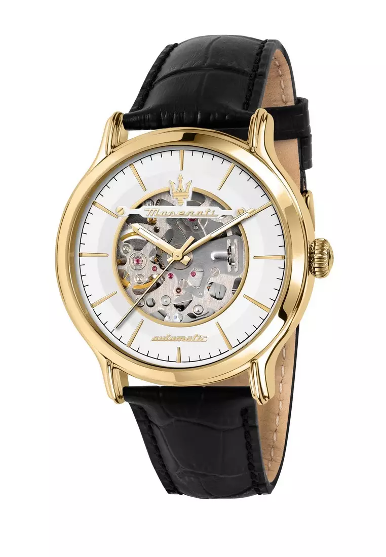 【2 Years Warranty】Maserati Epoca 42mm Men's Automatic Watch R8821118011 With Luminous Hands