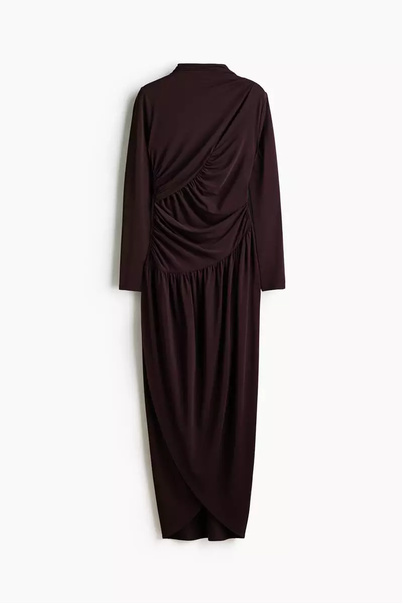Draped jersey dress