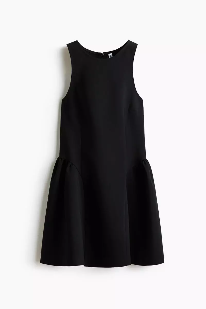 Flared-skirt dress
