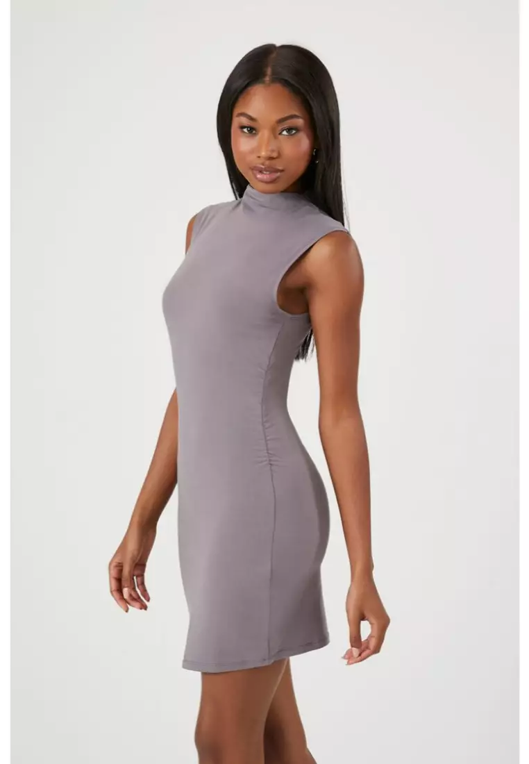 Buy FOREVER 21 Mock Neck Mini Dress 2024 Online ZALORA Philippines