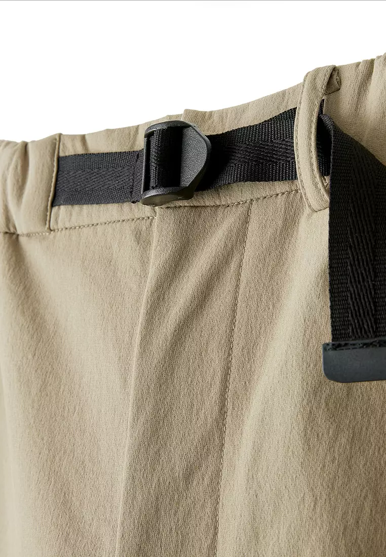 男裝連腰帶束腳褲