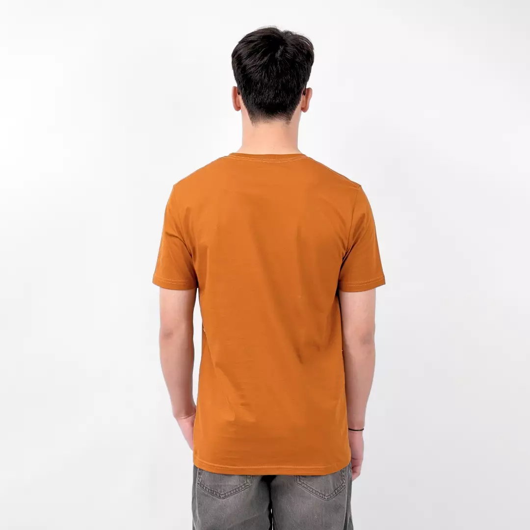 Ryusei Kaos Pria Haruma Basic Mustard