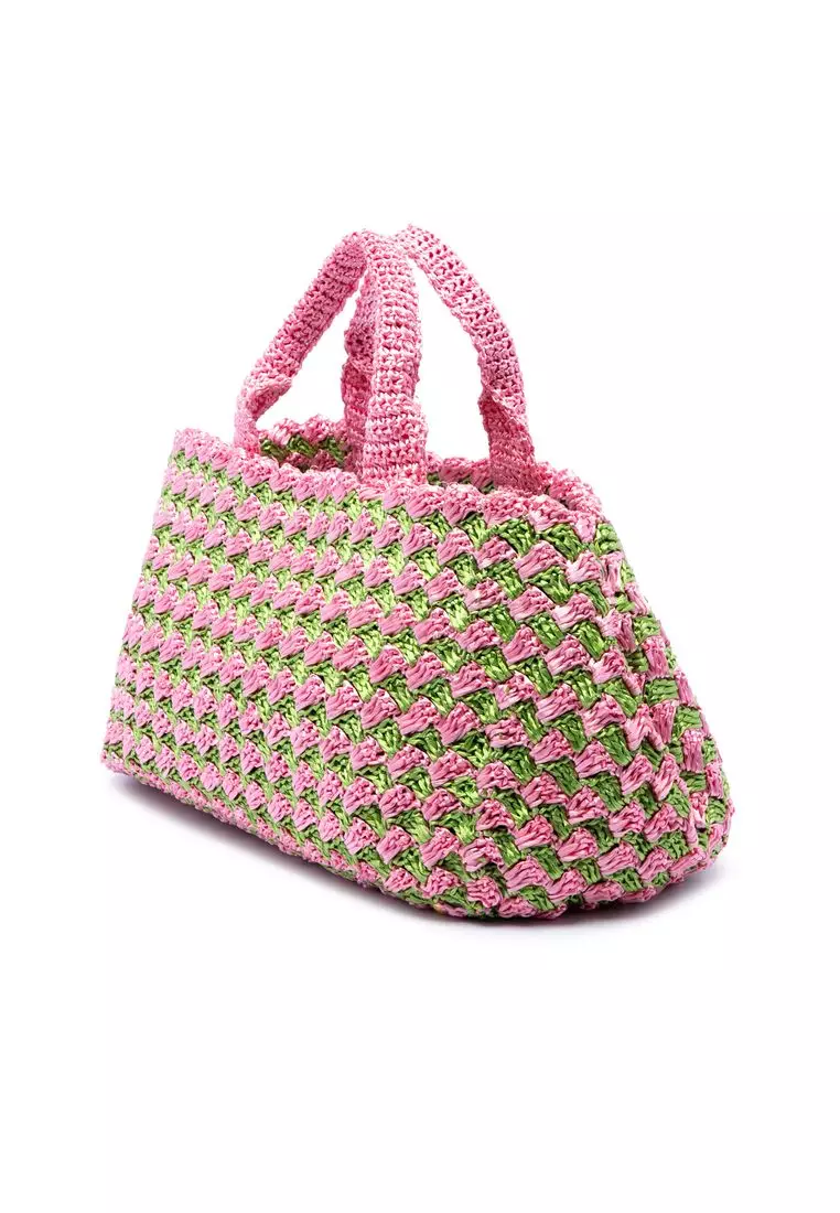 Pre-Loved Prada Raffia Canapa Tote