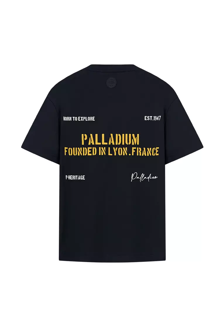 男裝 PALLADIUM LOGO 寬鬆全棉T裇