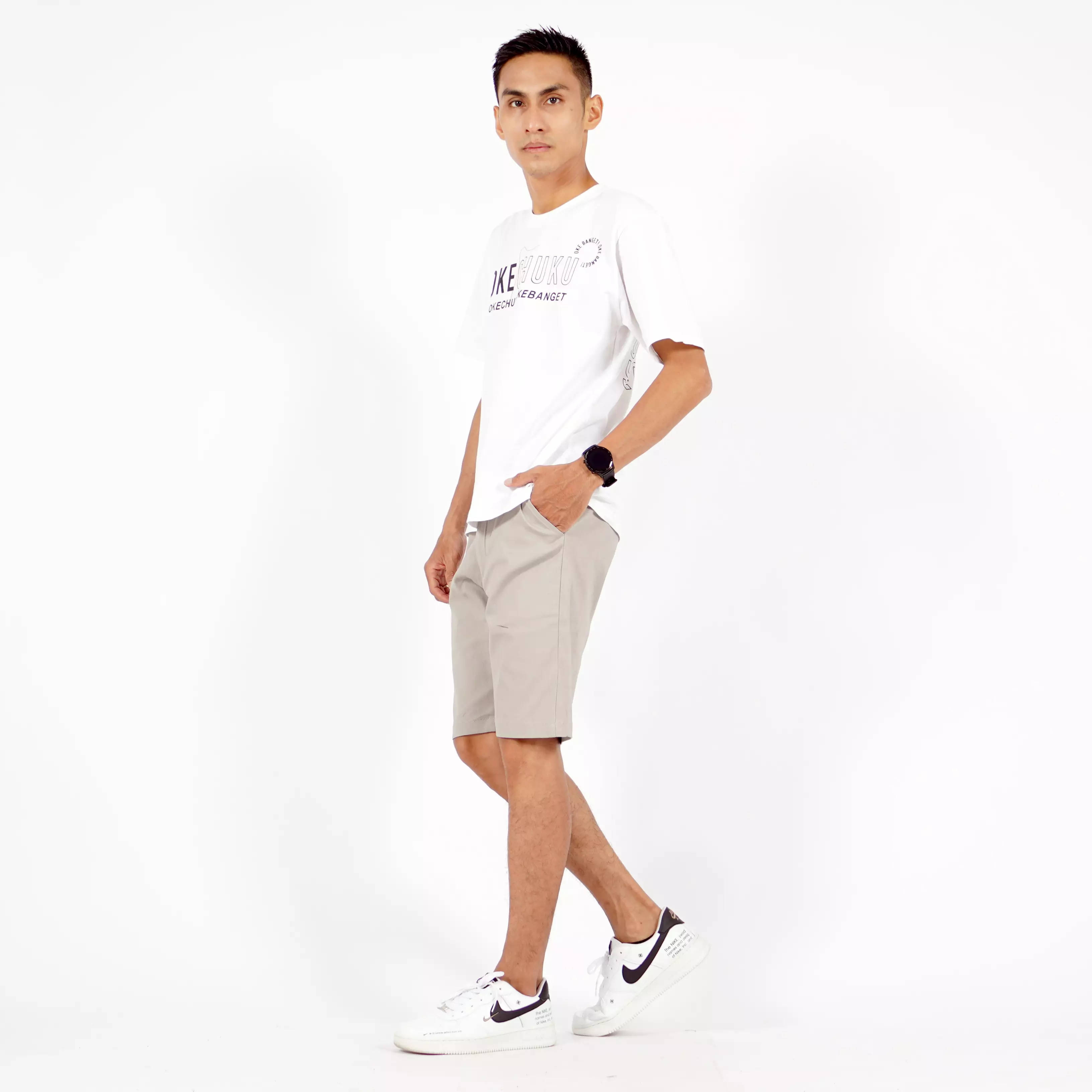 OKECHUKU Oscar Celana Pendek Pria Celana Pendek Chino Celana Chino Pria  Celana Pendek Santai Pria