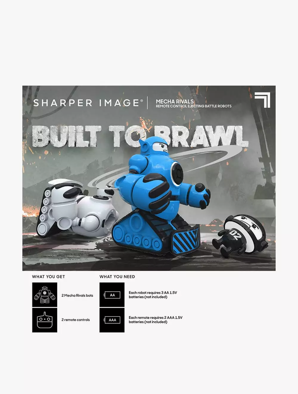 Sharper Image RC Mecha Rivals (Blue White)  - DCP1242020751