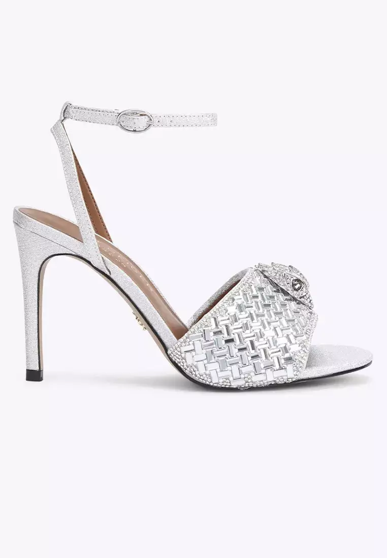 Discount on Kurt Geiger  shoes - SKU: Kensington Sandal Silver Combi
