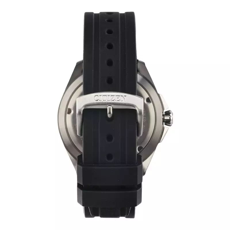 Jam Tangan Pria Citizen Promaster BN0190-15E Marine Men Black Dial Black Rubber Strap