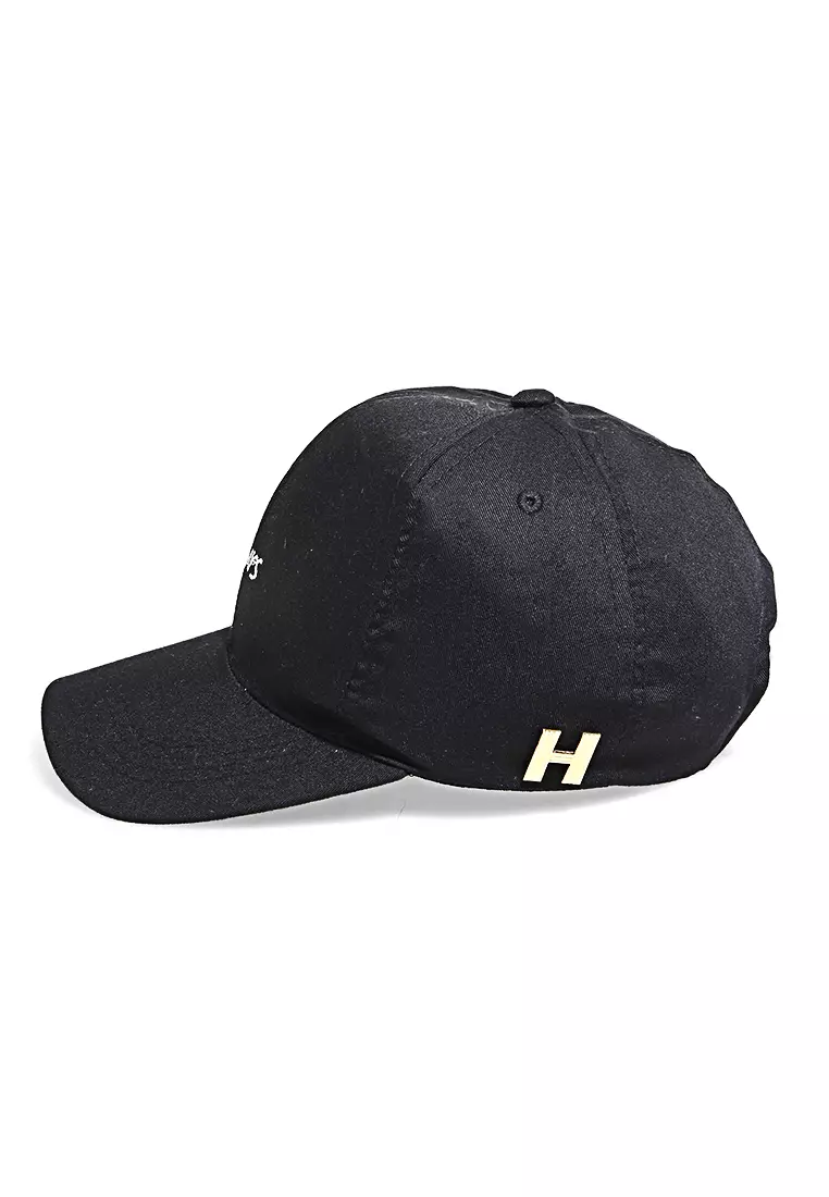 Drsh Topi Baseball Aksesoris Fashion Pria Wanita Bordir YOURS Resizable Strap Material Dril ORIGINAL - Black