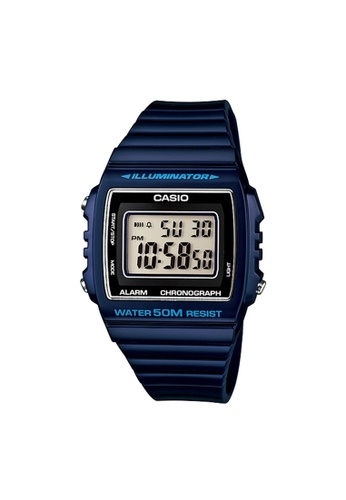 CASIO navy Casio Standard Digital Watch (W215H-2A) 237E8AC9F53BA9GS_1