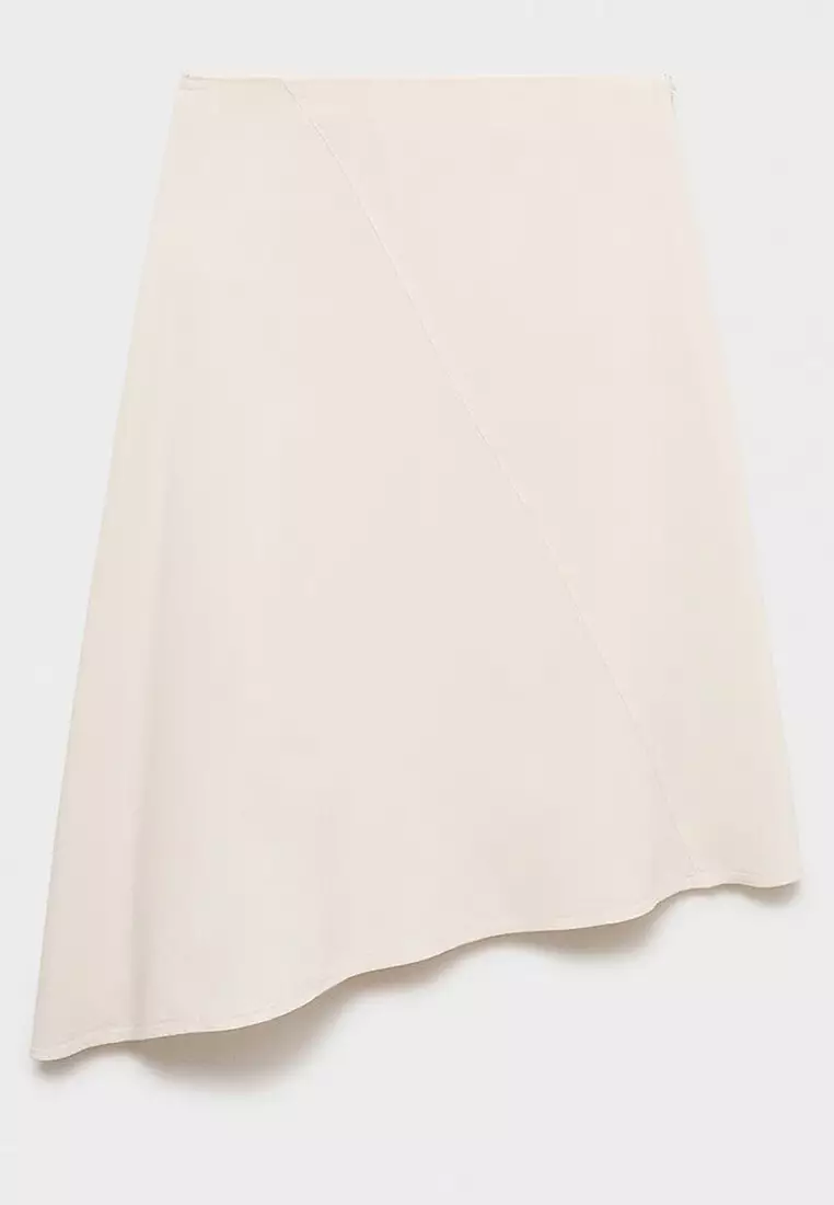 Asymmetrical Midi-Skirt