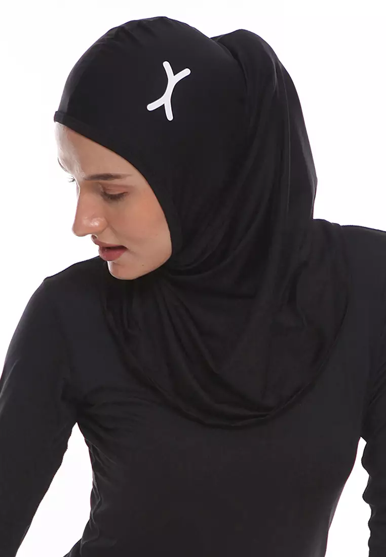 Jual Flexzone Flexzone Hijab Sport Instant Black Original 2024 Zalora Indonesia 6638