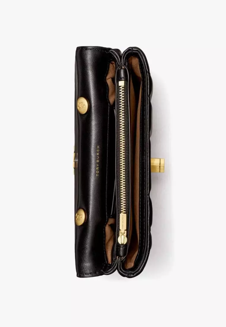 Tory Burch Mini Kira Top Handle Bag Black