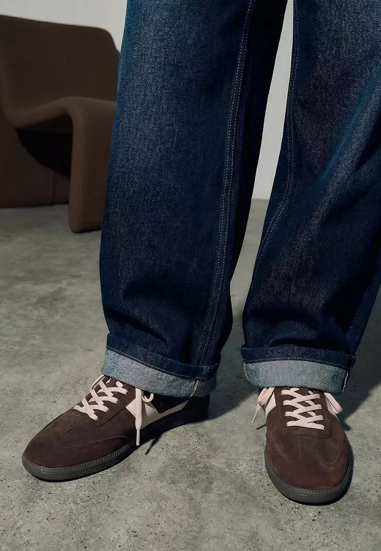 Retro Lace-Up Sneakers