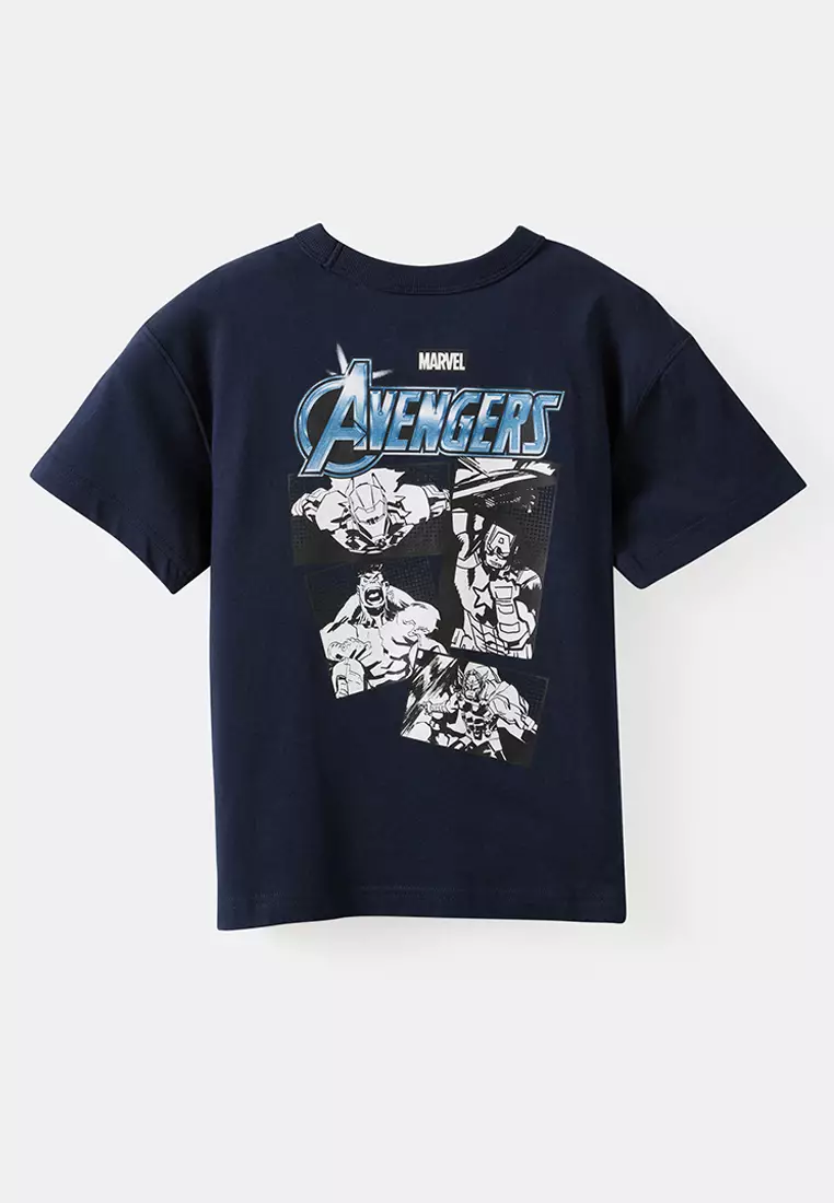 Licensed Drop Shoulder Short Sleeves Tee