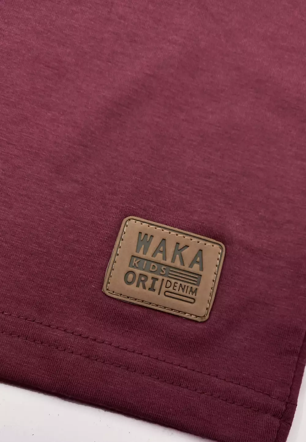 Wakakids Kaos Anak Laki Laki Baju Atasan Oblong Lengan Pendek Motif Authentic Japan 4010 Wkats Maroon