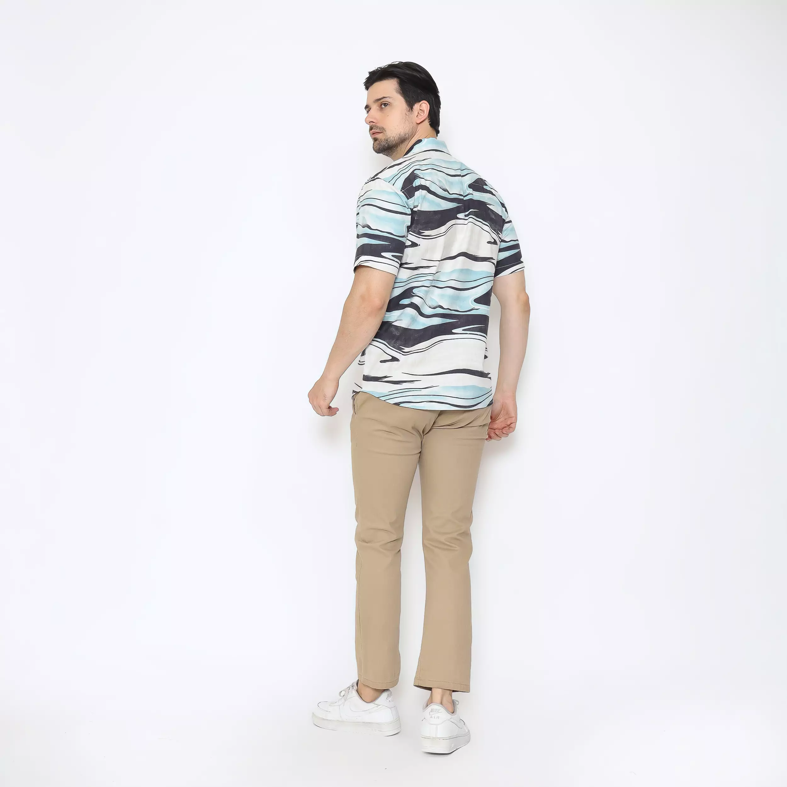 AMK Kemeja Pria Lengan Pendek SHP Aero S/S Blue