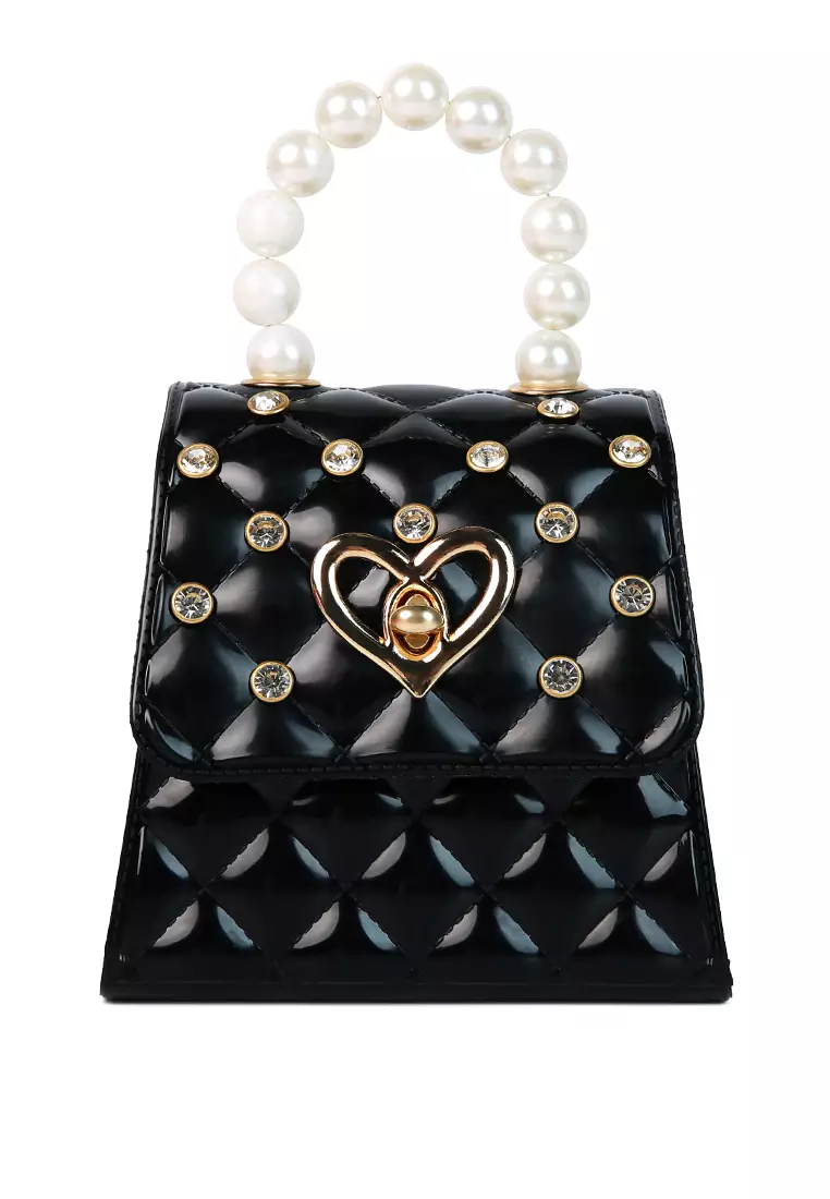 Dolce & Gabbana devotion mini embellished quilted leather shoulder