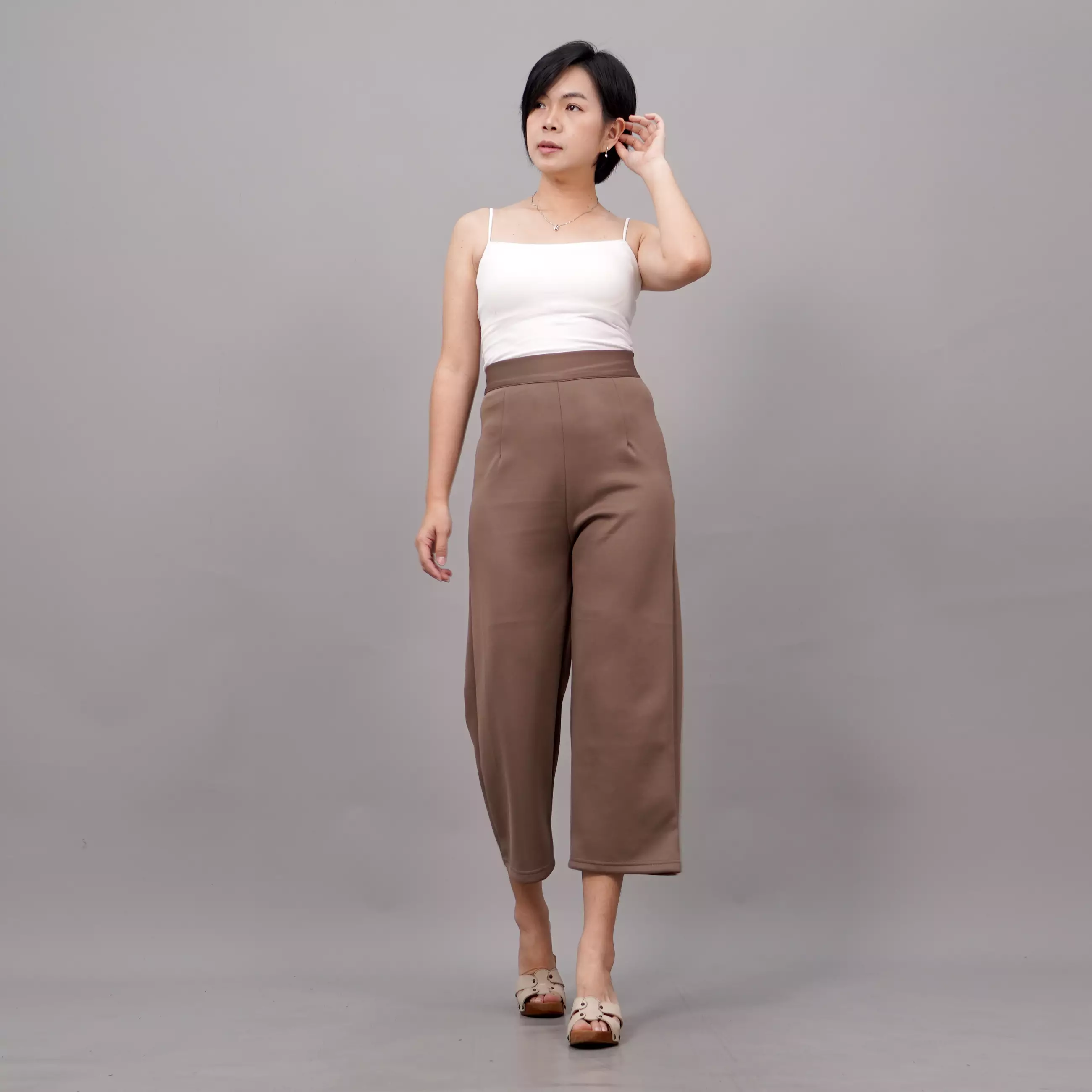  LISA Celana Kulot Wanita Gaya Korea Cullote Pants Korean Style - COKSU