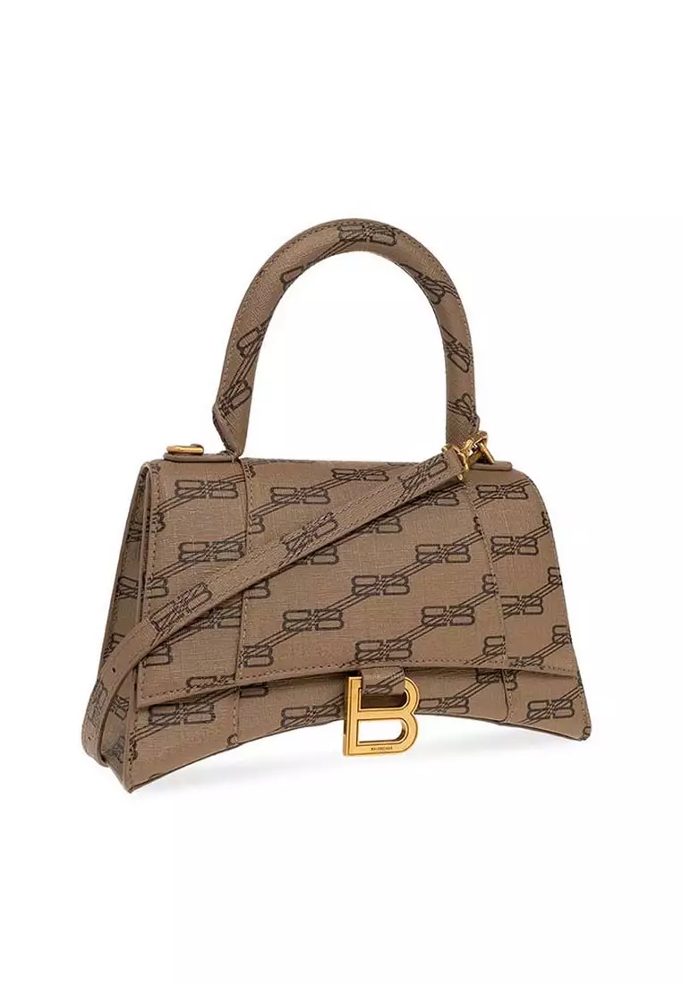 Hourglass Small BB Monogram 斜背包(杏色)