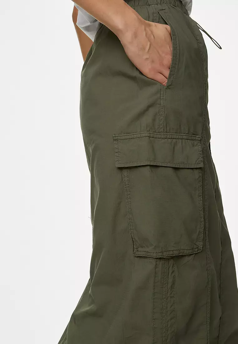 Pure Cotton Maxi Utility Skirt