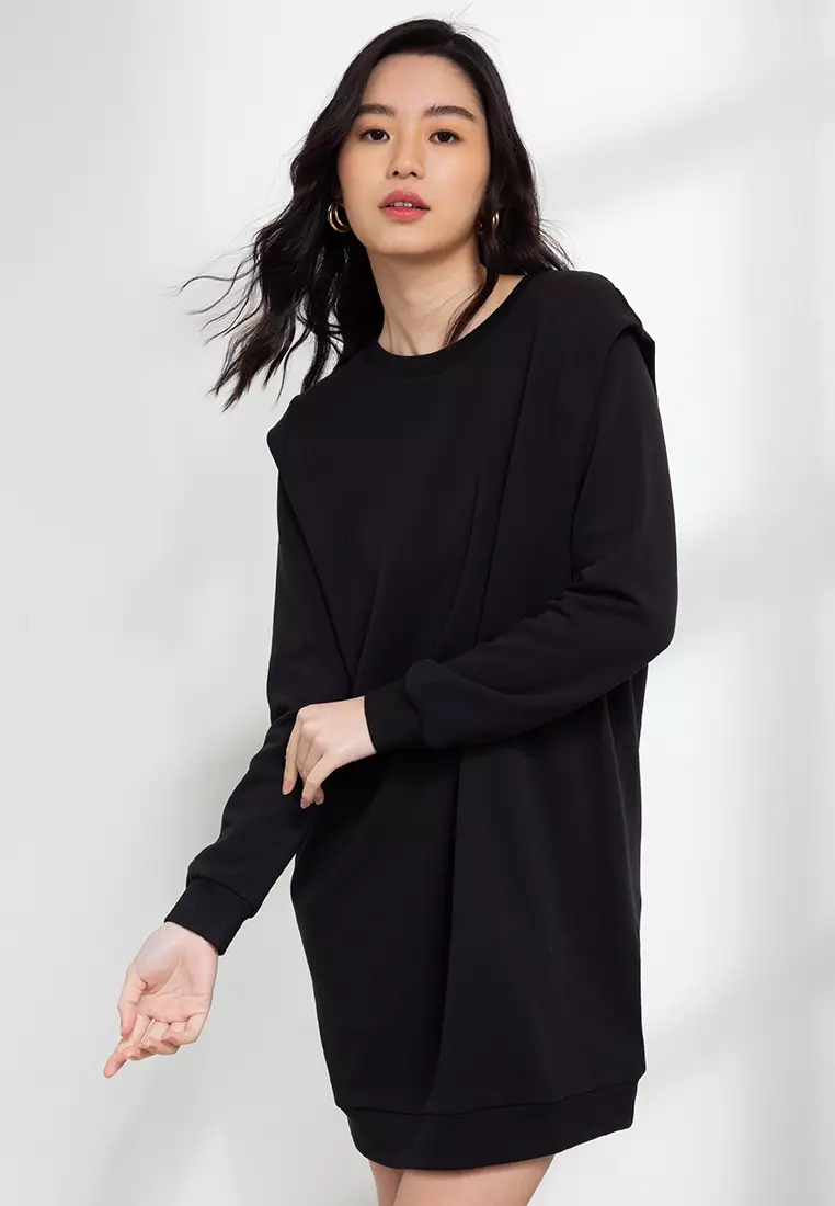 organic cotton sweatshirt dress