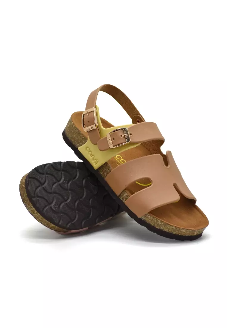 Carvil Sandal Anak Abigail-02 TW Stone/Yellow