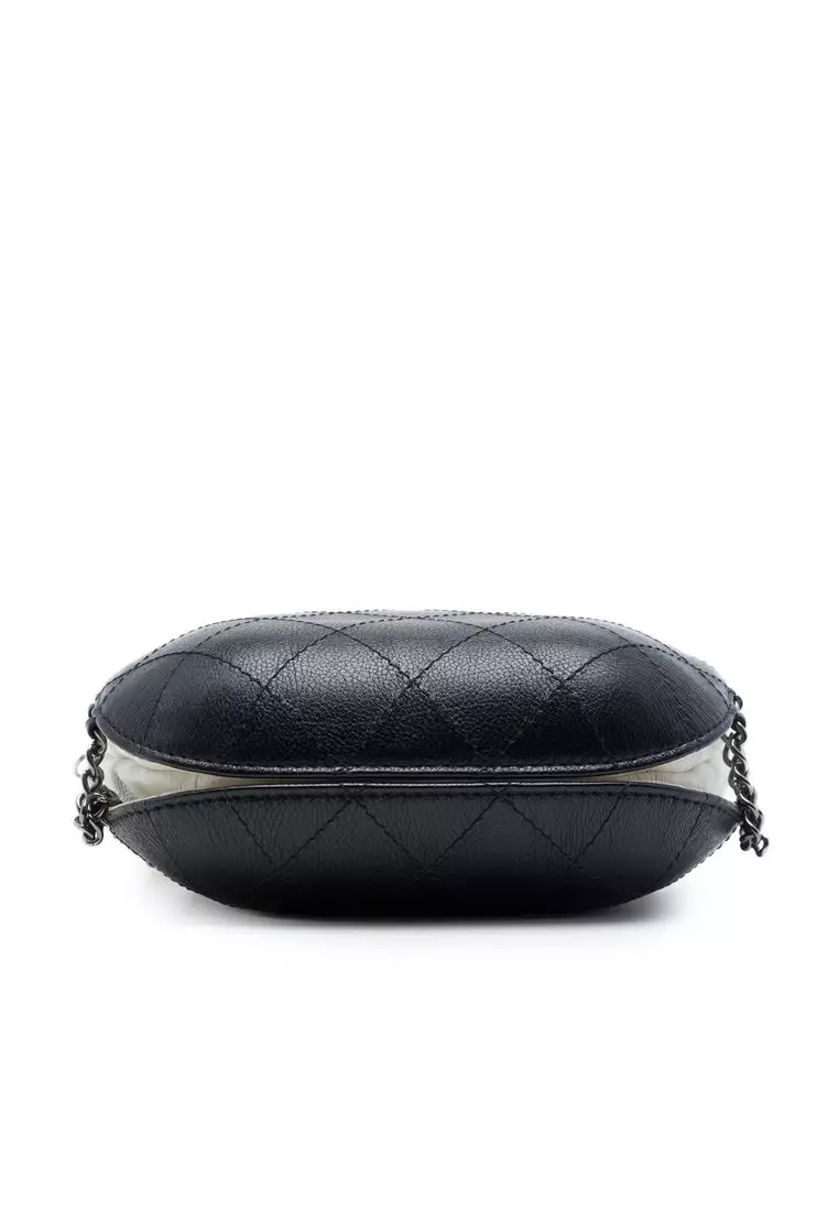 Pre-Loved Chanel Small Bicolor Quilted Calfskin Gabrielle Bucket Bag