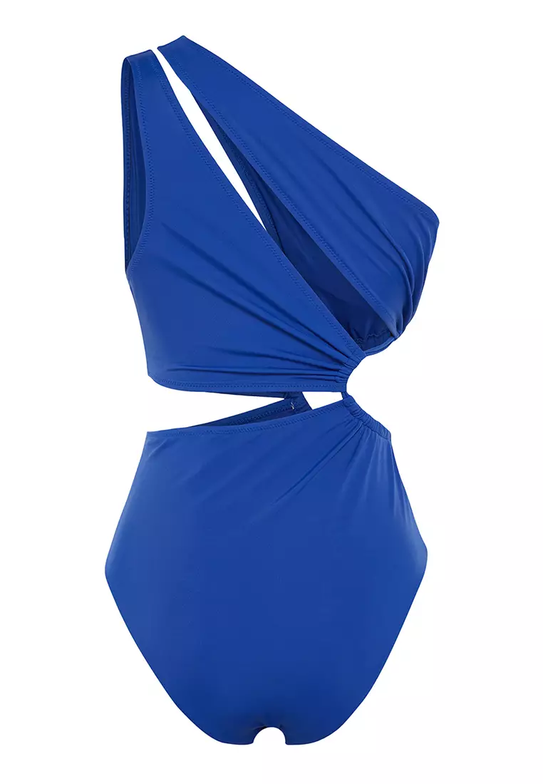 One Shoulder Tunnel Regular Swimsuit