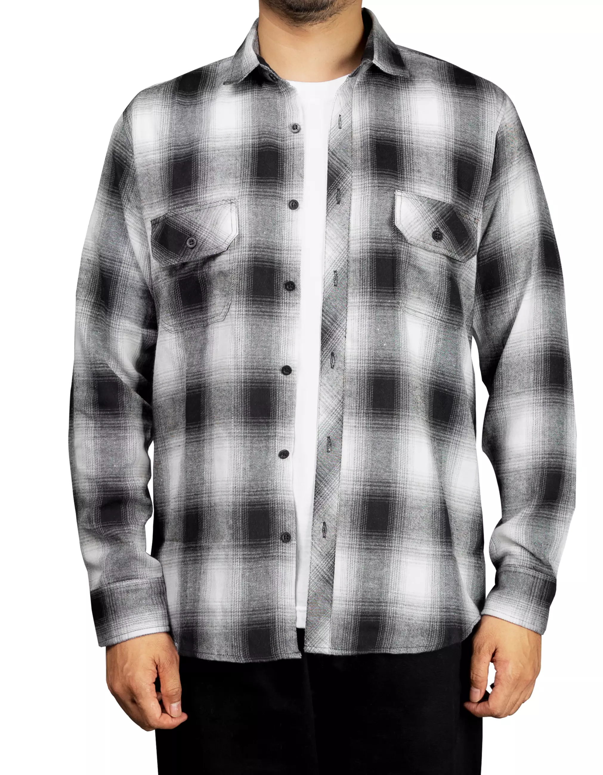 Gloaming Kemeja Flanel Veterano Unisex Panjang Elviro