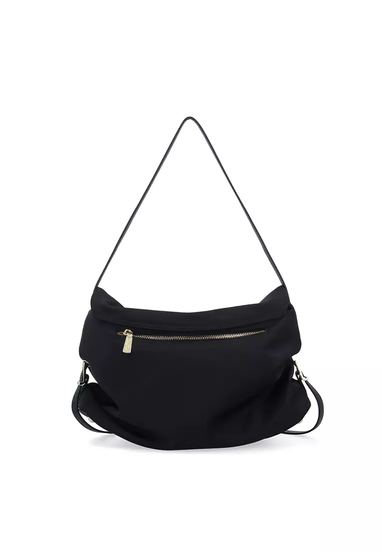 The Slouch Nylon Shoulder Bag M - Black