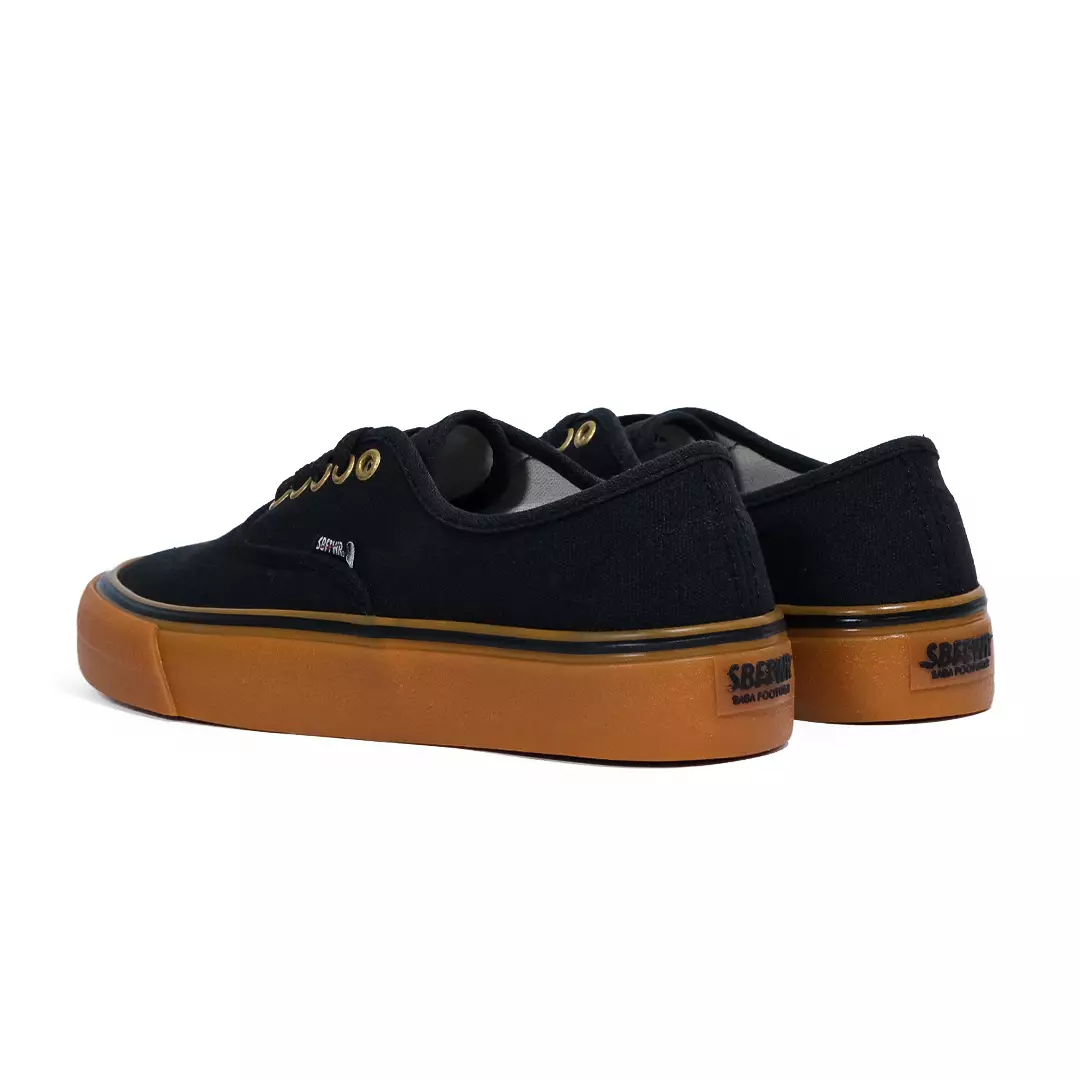 SABA Evermore  Low Black Gum - Sepatu Sneakers Casual Pria Wanita