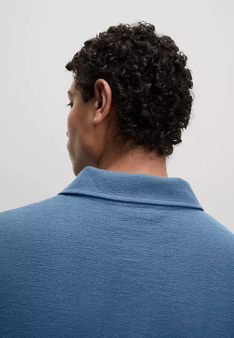 Cotton Rich Textured Polo Shirt