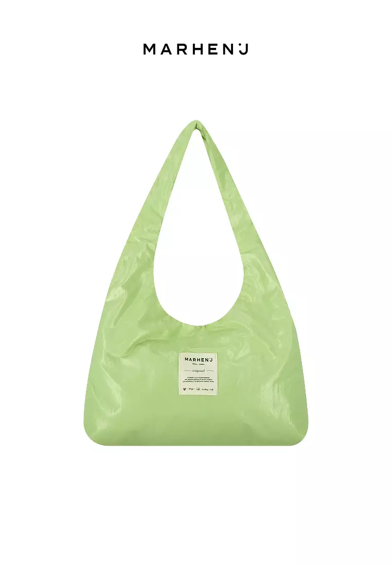 DEWY Nylon Shoulder Bag Lime