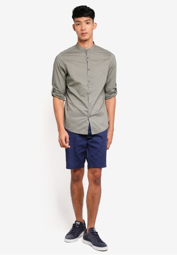 Jual OVS Men's Casual Long Sleeve Shirt Original  ZALORA 