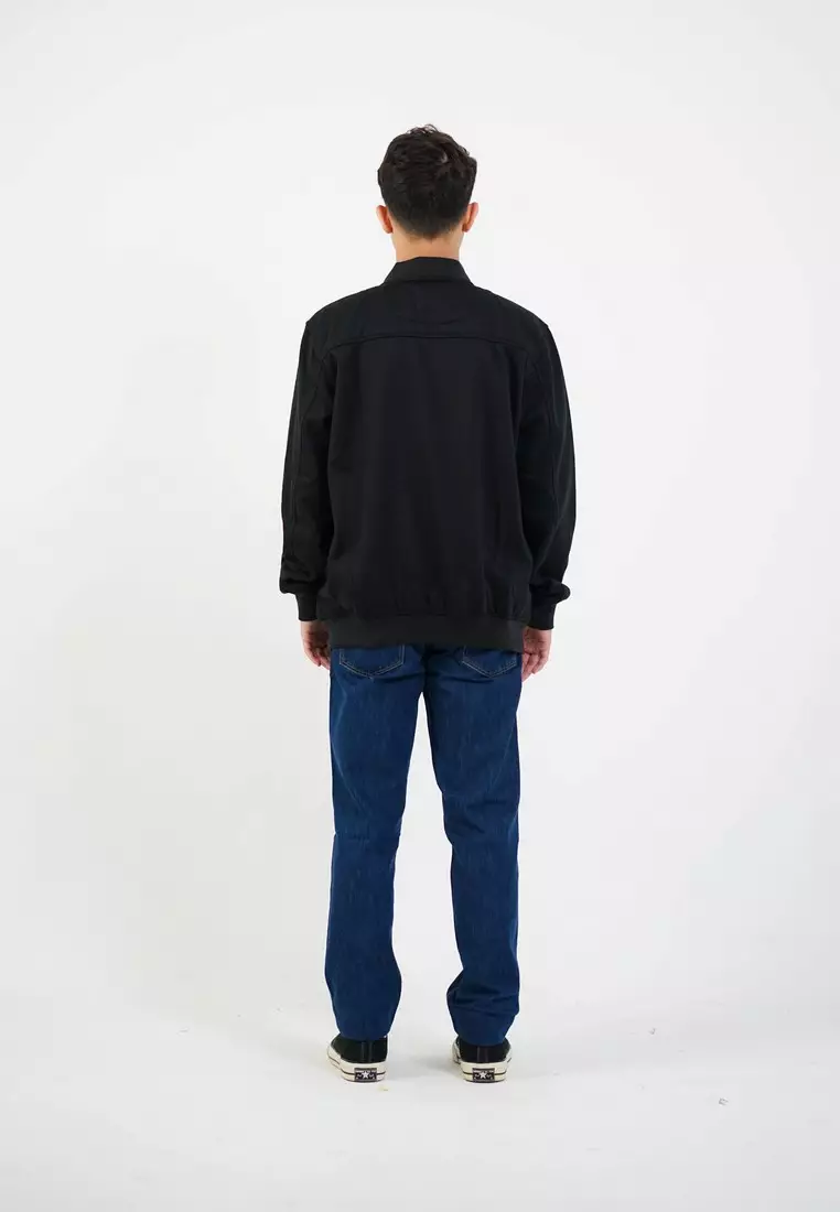 3Second Men's Bomber Jacket Regular Fit Fleece Kanno OL-C101224