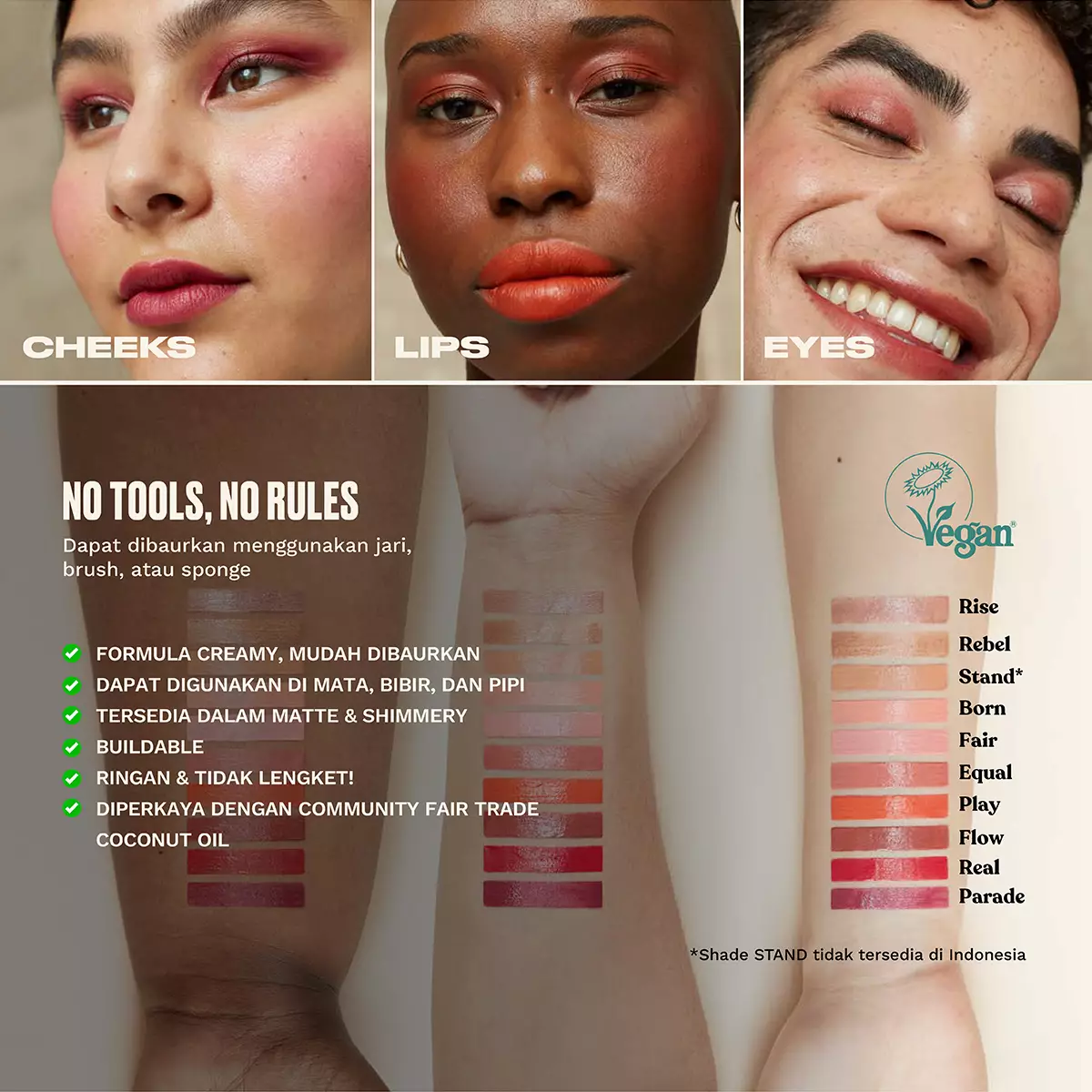 Sheer Touch Lip And Cheek Tint Brave 8ml