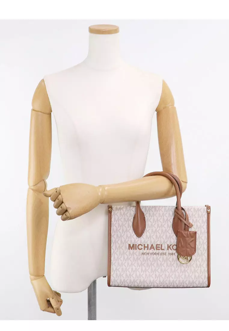 Mirella Small Logo Crossbody - Vanilla/Brown