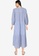 GAP blue Striped Midi Tiered Dress BC144AAF3C0A05GS_2